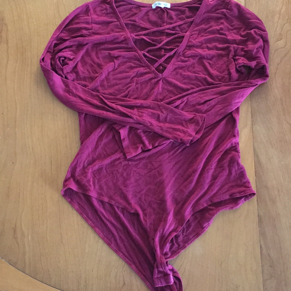 V Neck Bodysuit!